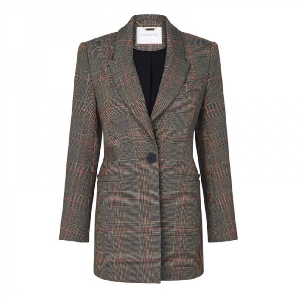 Camilla and Marc Nebula Plaid Blazer (US4)
